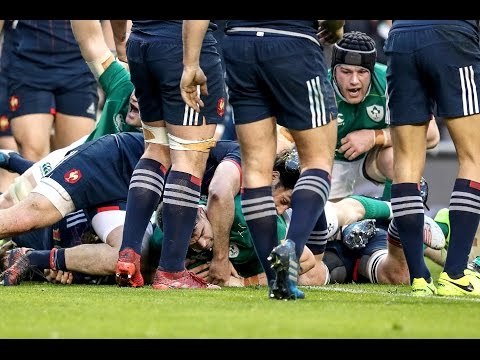 Murray dives over to score a try for Ireland! | RBS 6 Nations