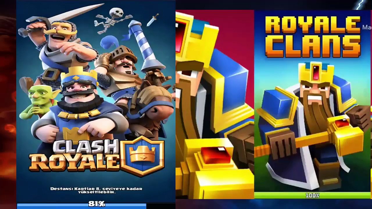 CLASH ROYALE ÇAKMASI 8 OYUN (TAKLİTTE SINIR TANIMAMIŞLAR) !! Clash Royale