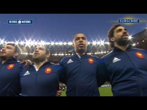 France Anthem - France v England 1st February 2014