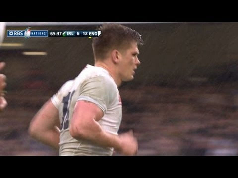 Owen Farrell Extends Englands Lead To 12-6,  Ireland v England 10 Feb 2013