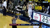 NCAA Basketball. Michigan Wolverines - Central Michigan Chippewas 13.11.17 (Part 2)