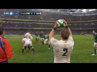 First Half Highlights as England lead 6-0, Ireland v England 10 Feb 2013