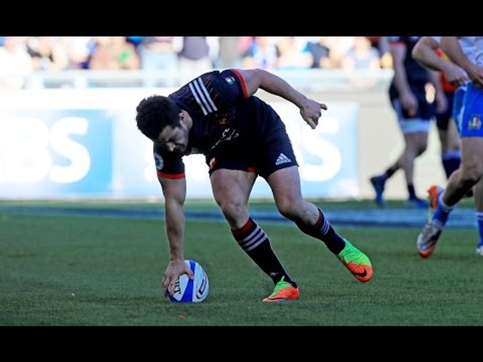 Dulin goes over after 50m play and great French hands!  | RBS 6 Nations