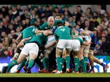 Ireland scrum concedes penalty to 7 man French pack - Ireland v France, 14th Feb 2015