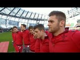 Welsh National Anthem - Ireland v Wales 8th February 2014