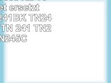 PrinterExpress XL Toner 4er Set ersetzt Brother TN241BK TN241BK TN241 TN 241  TN245C