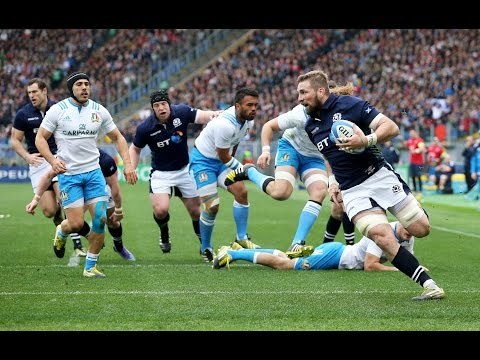 Superb Stuart Hogg break sets up Barclay try | RBS 6 Nations