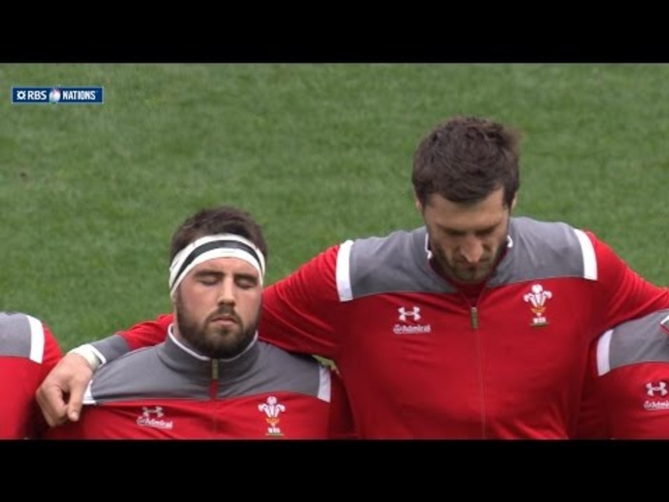 Welsh National Anthem, Italy v Wales, 21st March 2015
