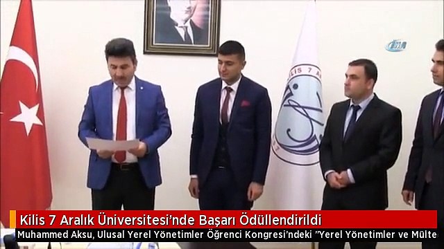 Kilis 7 Aralık Üniversitesi'nde Başarı Ödüllendirildi