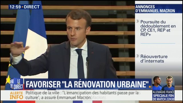 Qui veut un contrat aidé ? Que ceux qui les défendent les prennent. La charge de Macron à Tourcoing