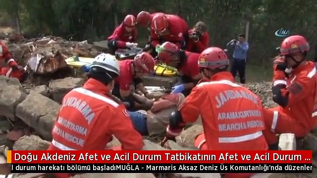 Doğu Akdeniz Afet ve Acil Durum Tatbikatının Afet ve Acil Durum Harekatı Bölümü Başladı