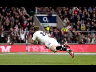 Danny Cipriani immediate impact try,  England v Italy, 14th Feb 2015