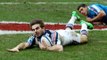 French flair as Hugo Bonneval scores a Try on his debut - France v Italy 9th February 2014