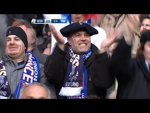 Maxime Machenaud 1st Penalty- Scotland v France 8th March 2014