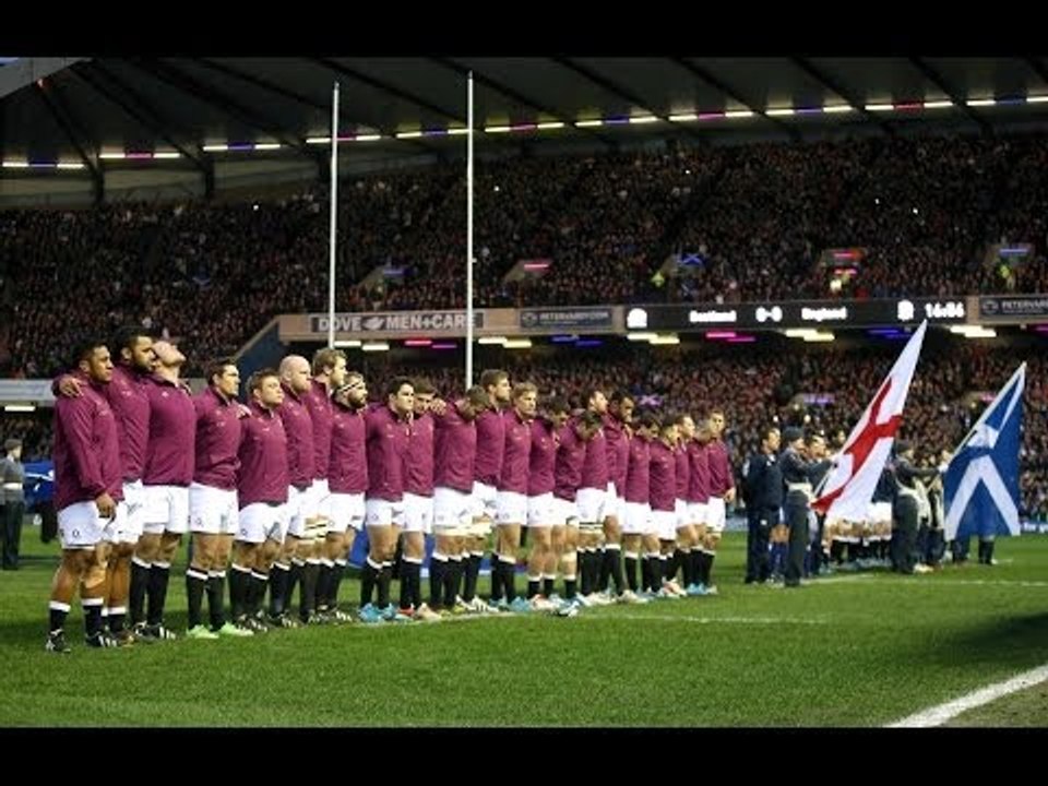England Anthem - Scotland v England 8th February 2014
