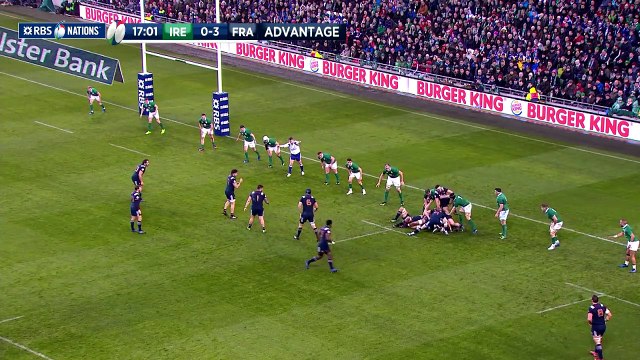 France just denied after clever cross-kick! | RBS 6 Nations