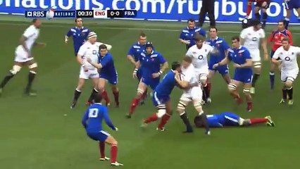England v France 1st Half Highlights 23 Feb 2013