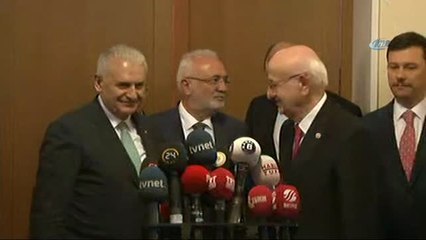 Meclis Başkanı Kahraman'ın Başbakan Yıldırım'a Yaptığı Ziyaret Sona Erdi