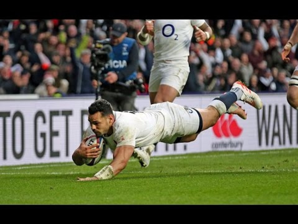 25 metre burst from England prop ends with Te'o try! | RBS 6 Nations