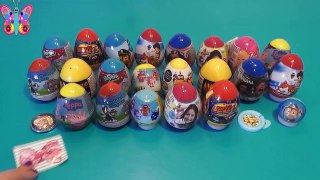 24 huevos sorpresa para niños con juguetes de los dibujos animados infantiles vaiana o moana peppa