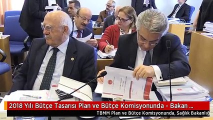 2018 Yılı Bütçe Tasarısı Plan ve Bütçe Komisyonunda - Bakan Demircan