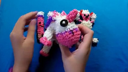 Как плести из резинок Rainbow Loom Bands ЕДИНОРОГА