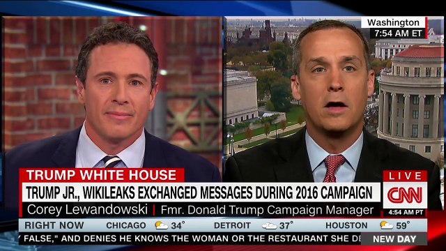 Corey Lewandowski's embarrassing interview proves he's lying