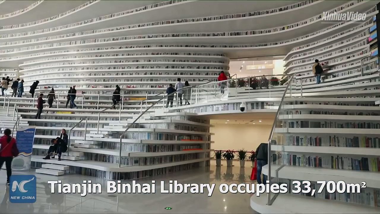 Impressionnante bibliothèque chinoise
