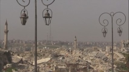 Las huellas de la guerra siguen en Alepo, un año tras la ofensiva de Al Asad