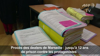 Jusqu'à 12 ans de prison dans le procès de dealers de Marseille