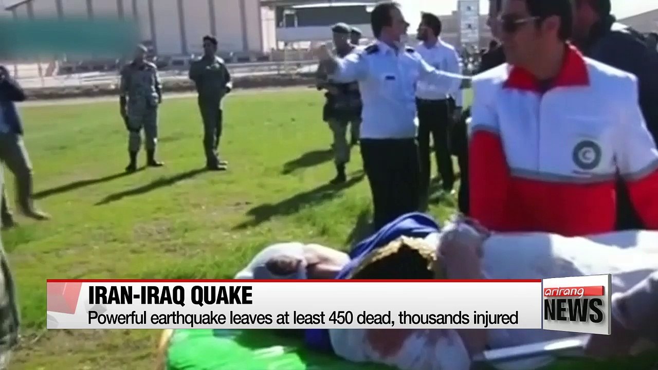 Iran-Iraq earthquake leaves at least 450 dead
