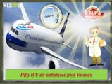 Emergency Medical Services by Hifly ICU Air Ambulance from Varanasi to Delhi