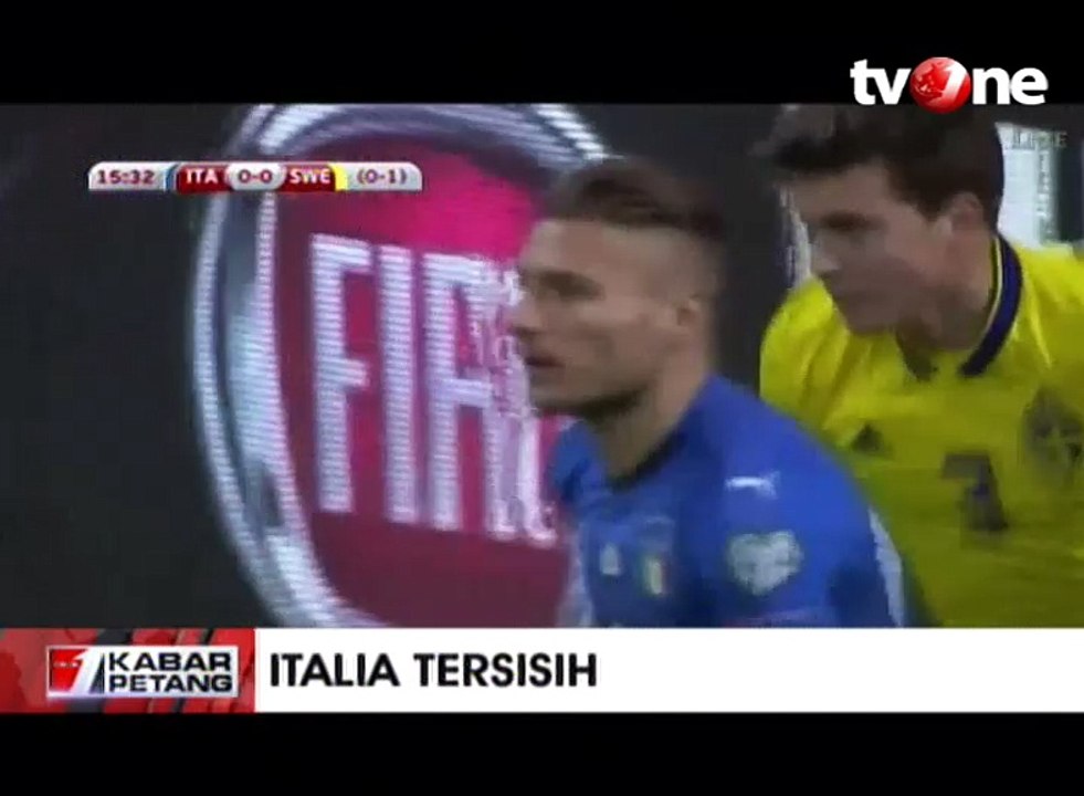 Italia Gagal Lolos ke Piala Dunia 2018