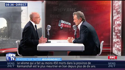 Eric Ciotti face à Jean-Jacques Bourdin