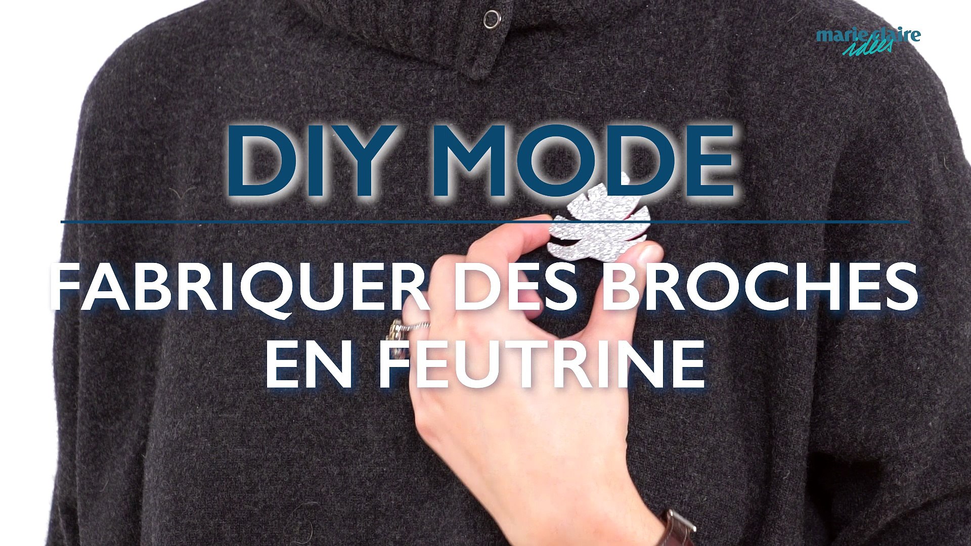 DIY mode : faire une broche en feutrine - Vidéo Dailymotion
