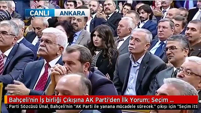 Bahçeli'nin İş birliği Çıkışına AK Parti'den İlk Yorum: Seçim İttifakı Olarak Yorumlanması İçin Erken