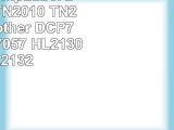 4 Toner kompatibel zu Brother TN2010 TN2010 für Brother DCP7055 W DCP7057 HL2130 R