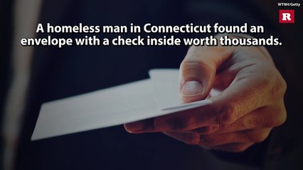 Homeless man returns $10,000 check to woman who lost it | Rare News