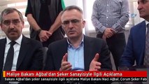 Maliye Bakanı Ağbal'dan Şeker Sanayisiyle İlgili Açıklama