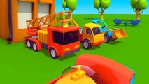 Leo the truck & Helicopter for kids  Kids vehicles & cars for kids. Cartoons for children.