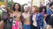 Women take to the streets of Rio in protest of proposal to ban all abortions