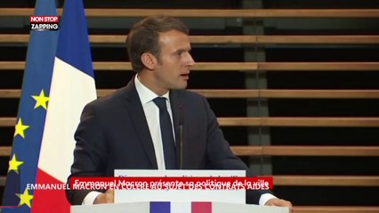 Emmanuel Macron s’énerve et répond à ses détracteurs sur sa politique (Vidéo)