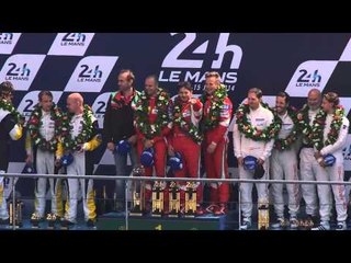 Podium of LMGTE Pro - 24 Heures du Mans