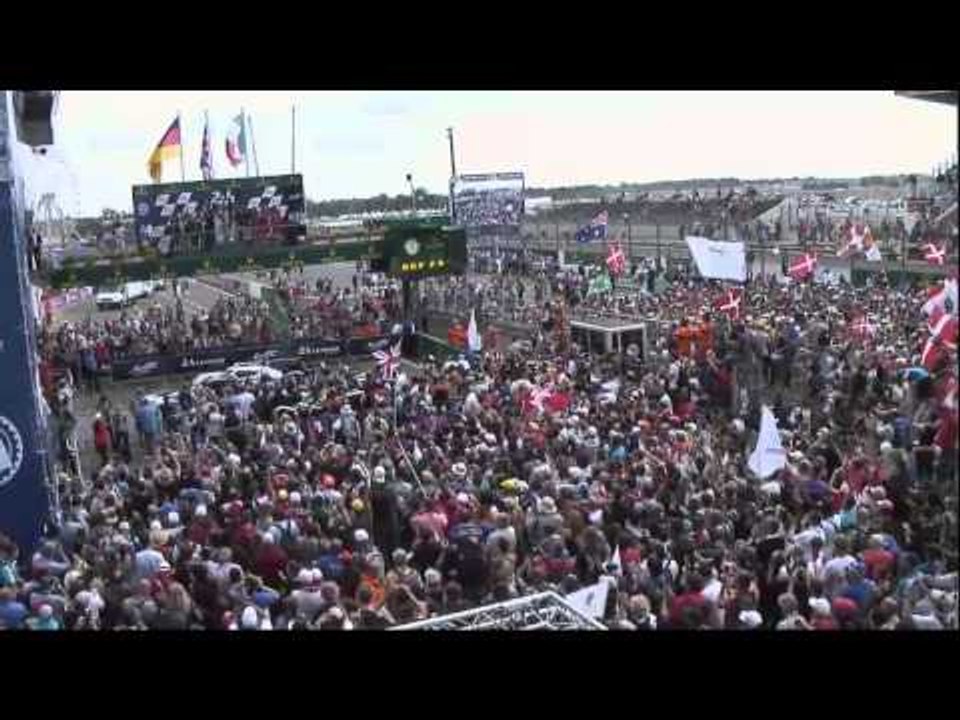 Podium of LMP GTE Am - 24 Heures du Mans