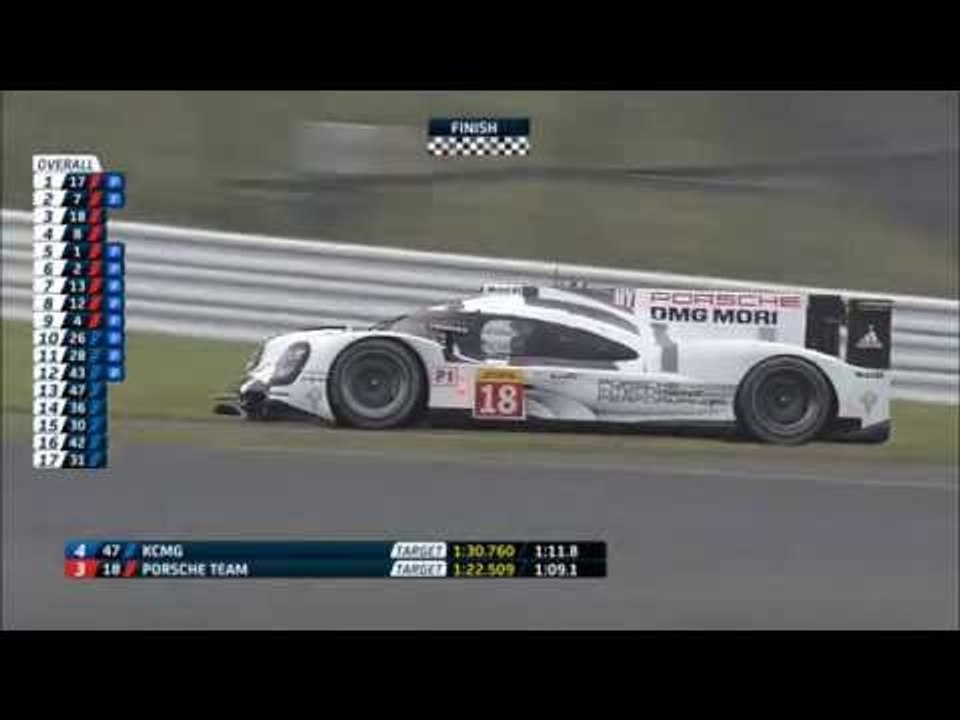 Pole Position for Porsche #17, Mark Webber, Brendon Hartley and Timo Bernhard