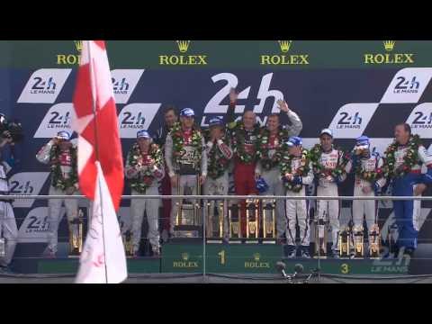 Podium of LMP1 - 24 Heures du Mans