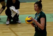 張心穆意選手(ﾁｮｳ ｼﾝﾑｲ)GSS東京サンビームズ【女子ﾊﾞﾚｰﾎﾞｰﾙVﾁｬﾚﾝｼﾞﾘｰｸﾞⅡ2017-2018】2017.11.11青山学院大学体育館