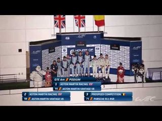FIAWEC 6hFuji LMGTE-Am PODIUM