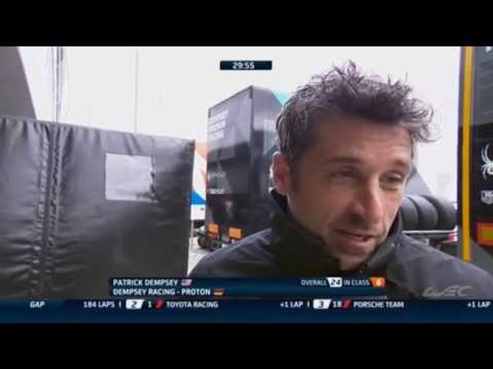 Patrick Dempsey's interview with WEC