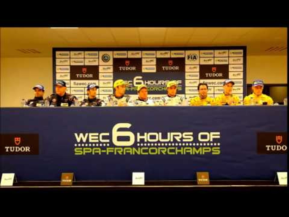 Press Conference - Class Winners